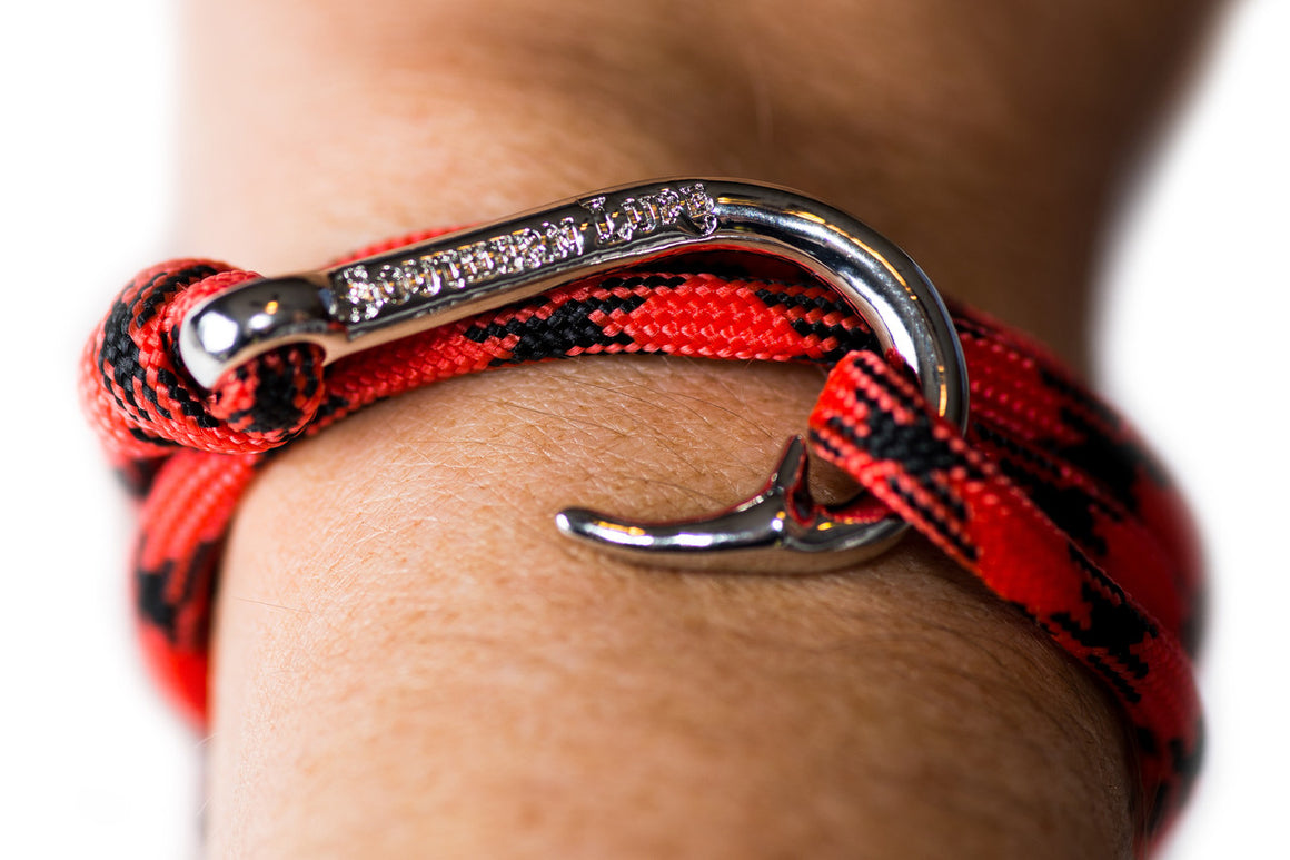 Red & Black Rope Bracelet