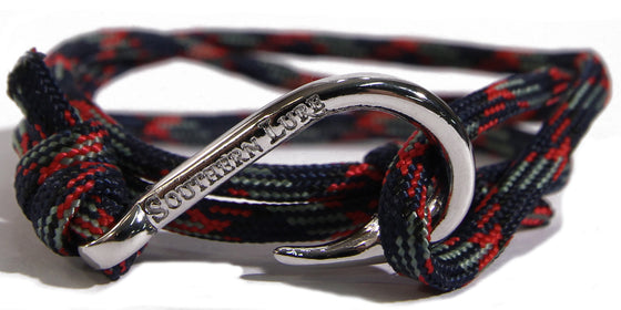 Grey/Red Rope Bracelet