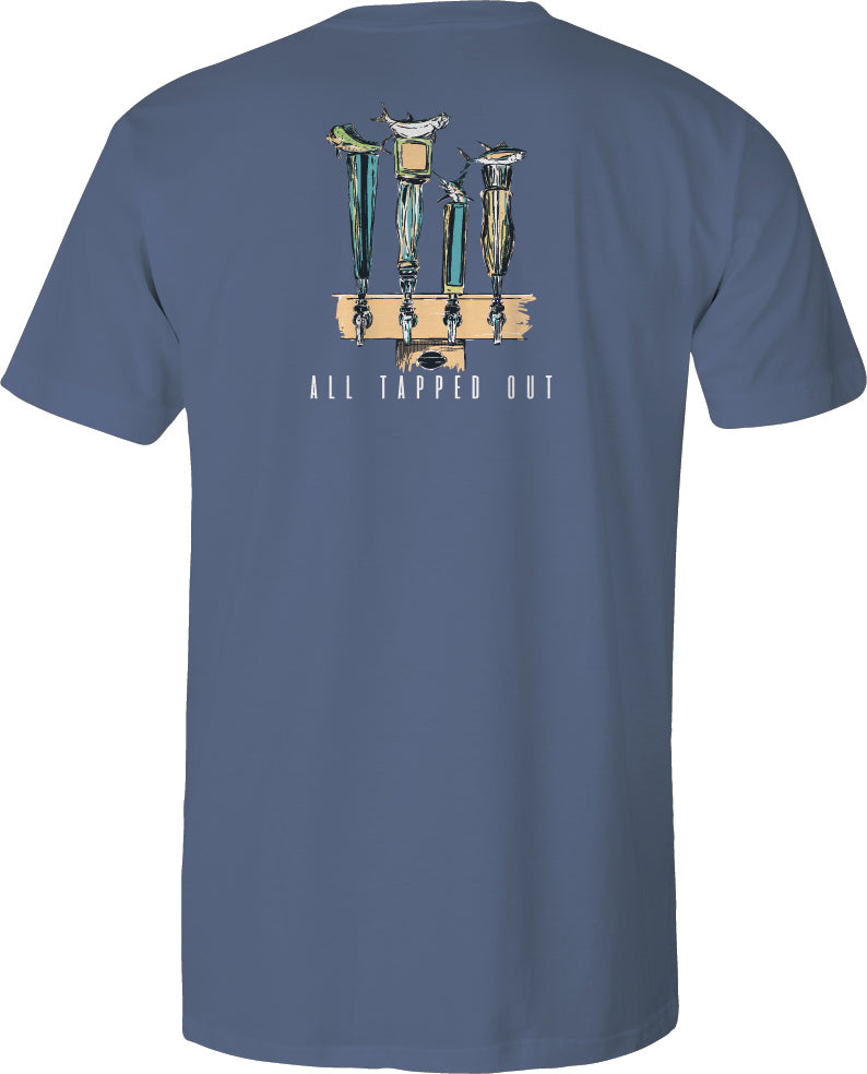 Adult Short Sleeve Tee   Tapped Out - Slate