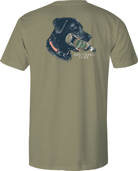 Men's Short Sleeve UV50 Performance - Beer Lab - Khaki
