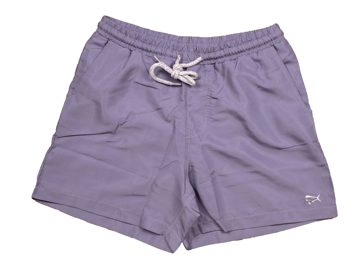 Boy's Youth Swim Solid- Barely Grey