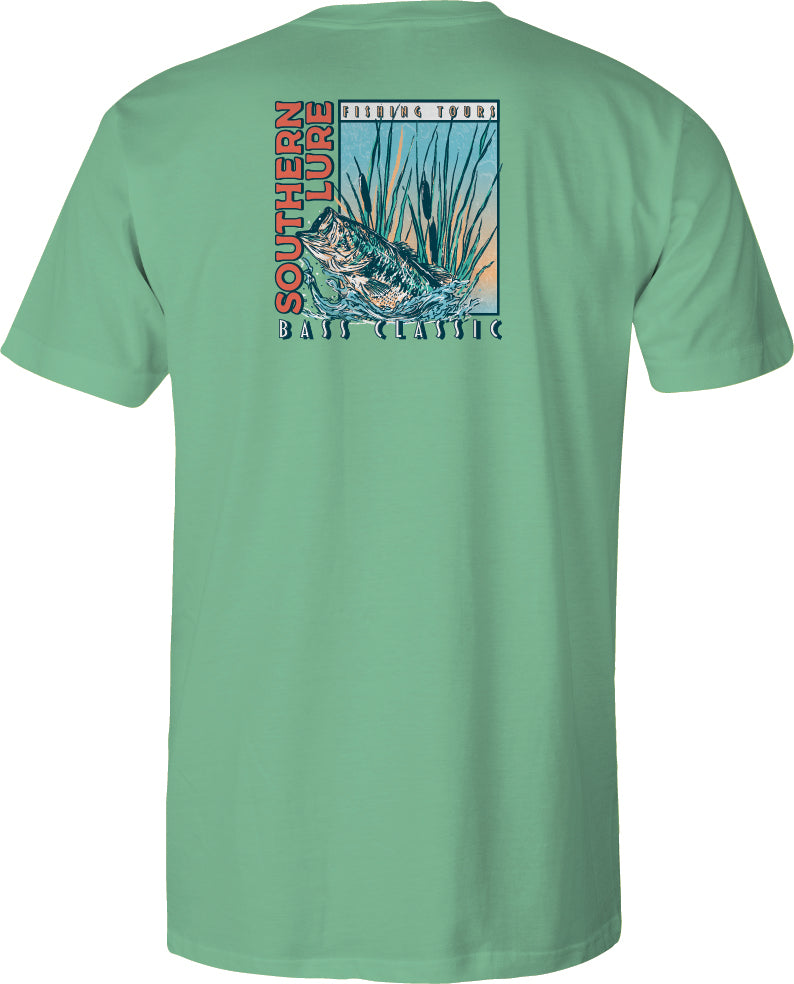 Short Sleeve Tee  Bass Classic - Seafoam