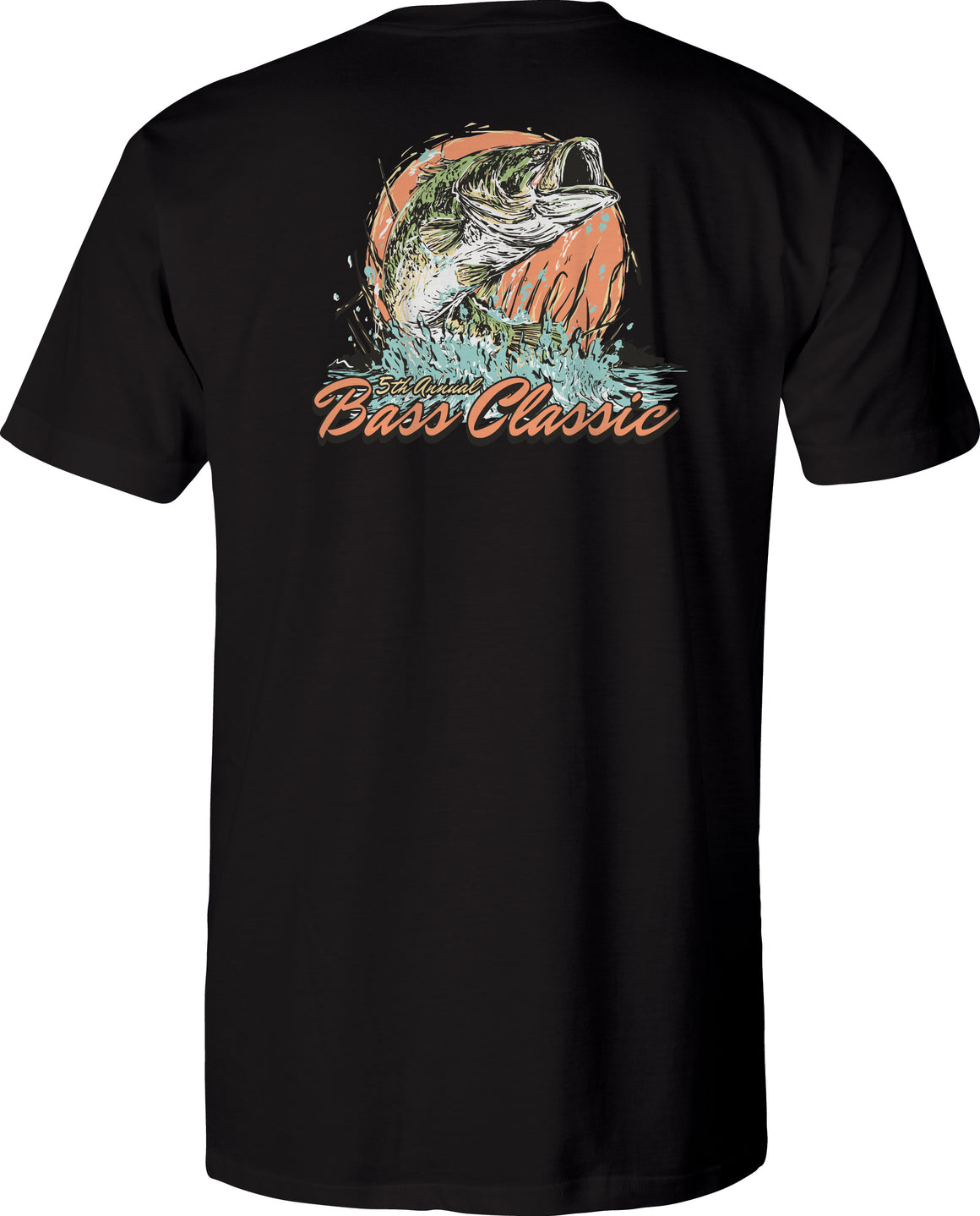 Toddler Short Sleeve Tee - Bass Classic - Black Wash