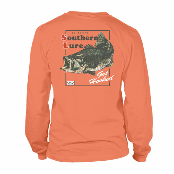 Adult Long Sleeve Tee - Bass Magazine - Burnt Orange