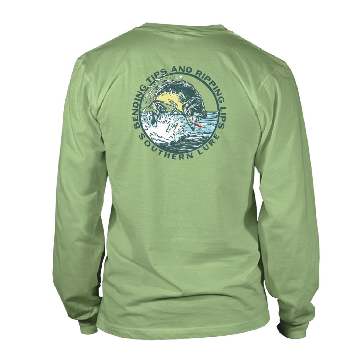 Men's Long Sleeve UV50 Performance - Bending Tips - Bay