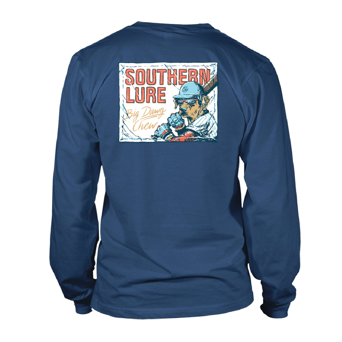 Youth Long Sleeve UV50 Performance Tee Shirt - Big Dawg - Slate