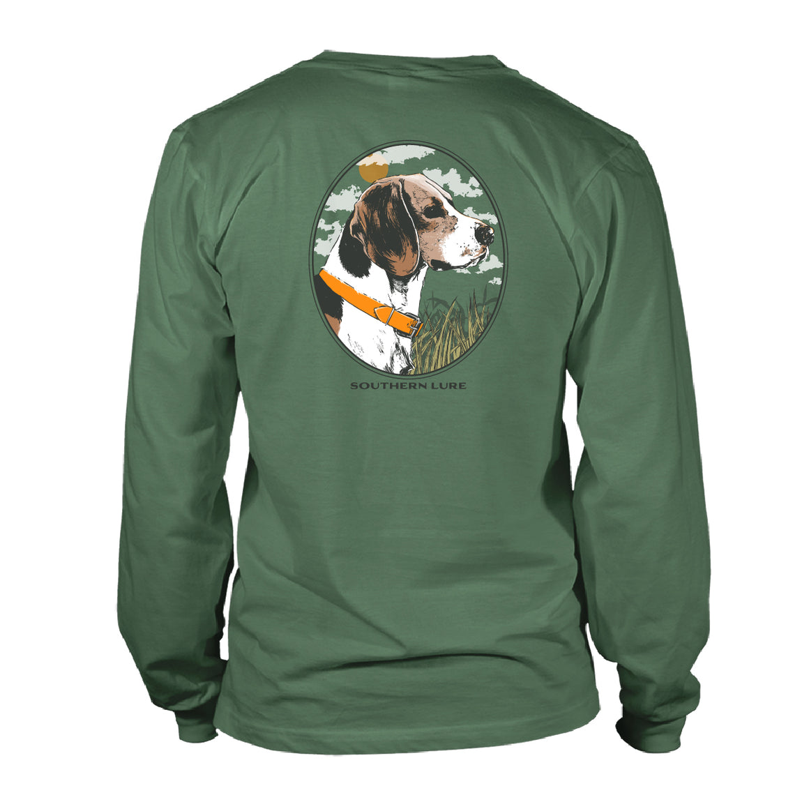 Men's Long Sleeve UV50 Performance - Birdy - Oak Green