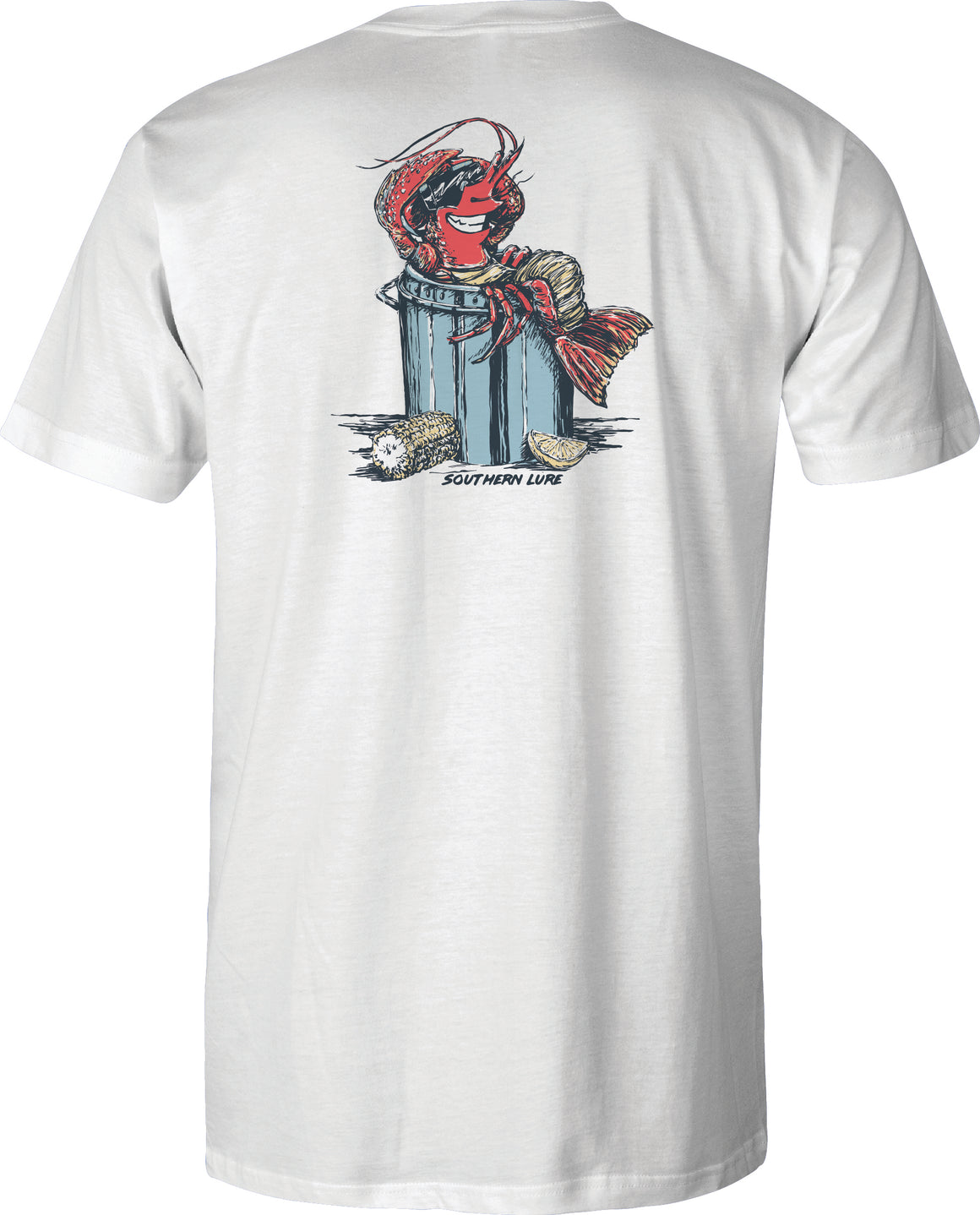 Adult Short Sleeve Cotton Tee - Boiler - White