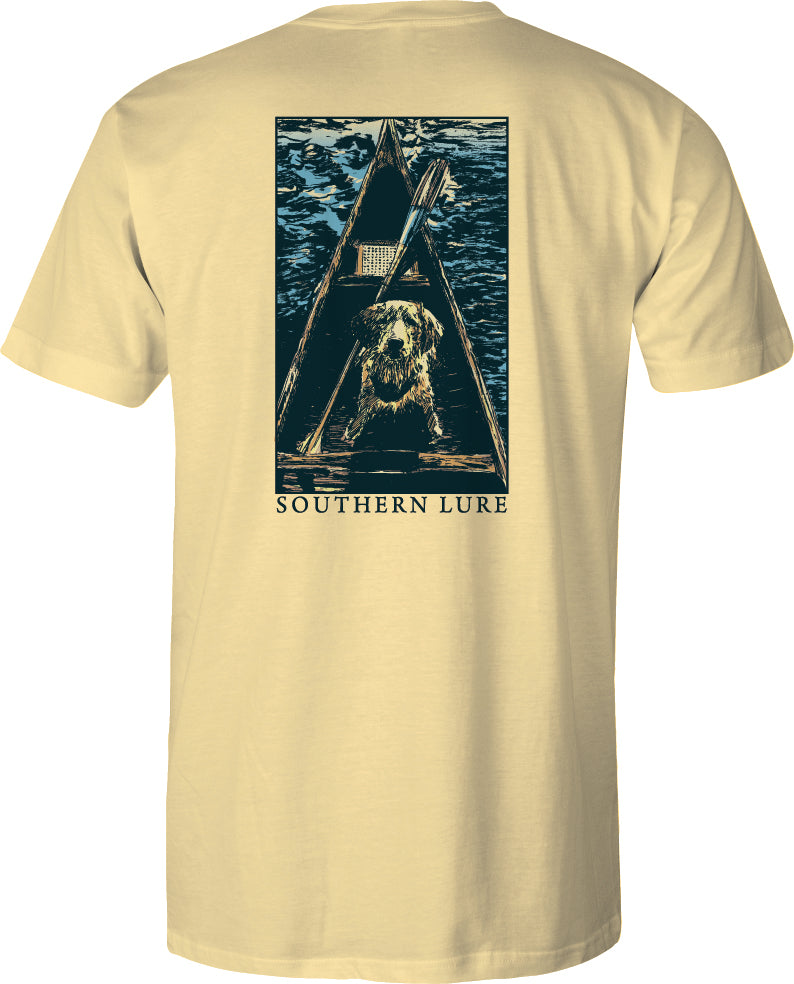 Youth & Toddler Short Sleeve Tee - Canoe Pup - Yellow
