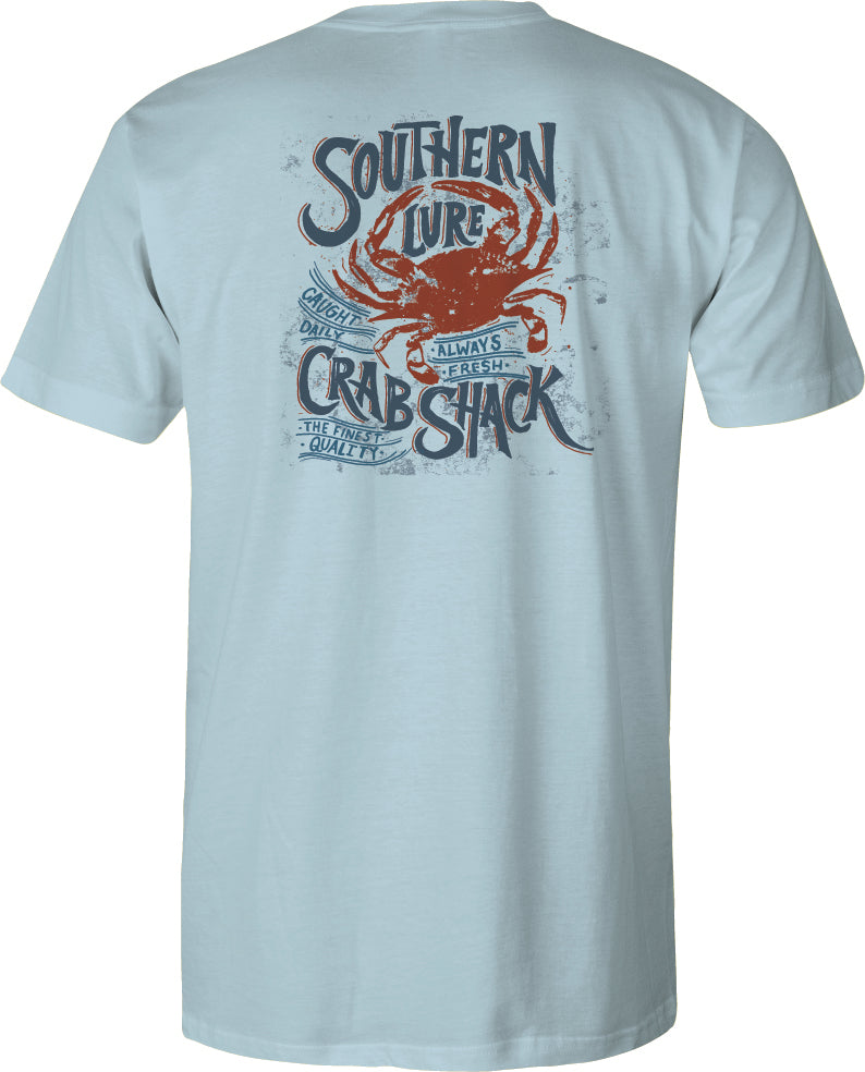 Youth Short Sleeve Tee - Crab Shack - Sky Blue