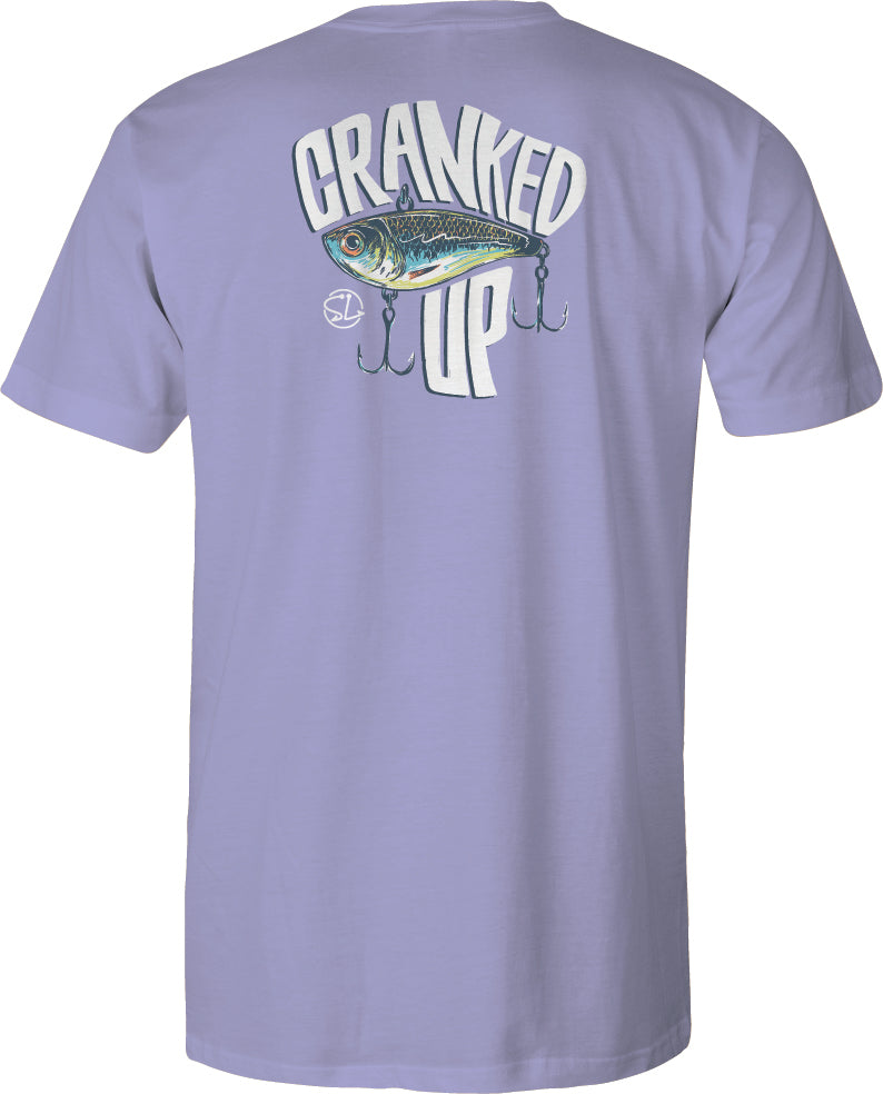 Adult Short Sleeve Tee Cranked Up - Lilac