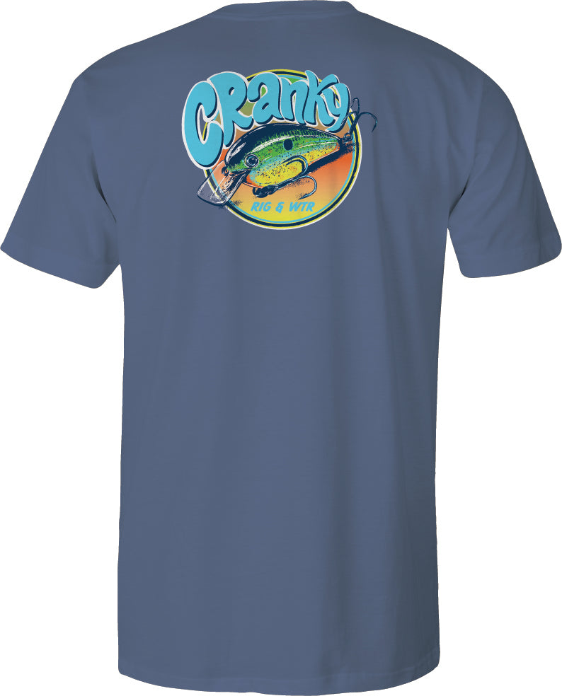 Adult Short Sleeve Tee Cranky V4 - Slate