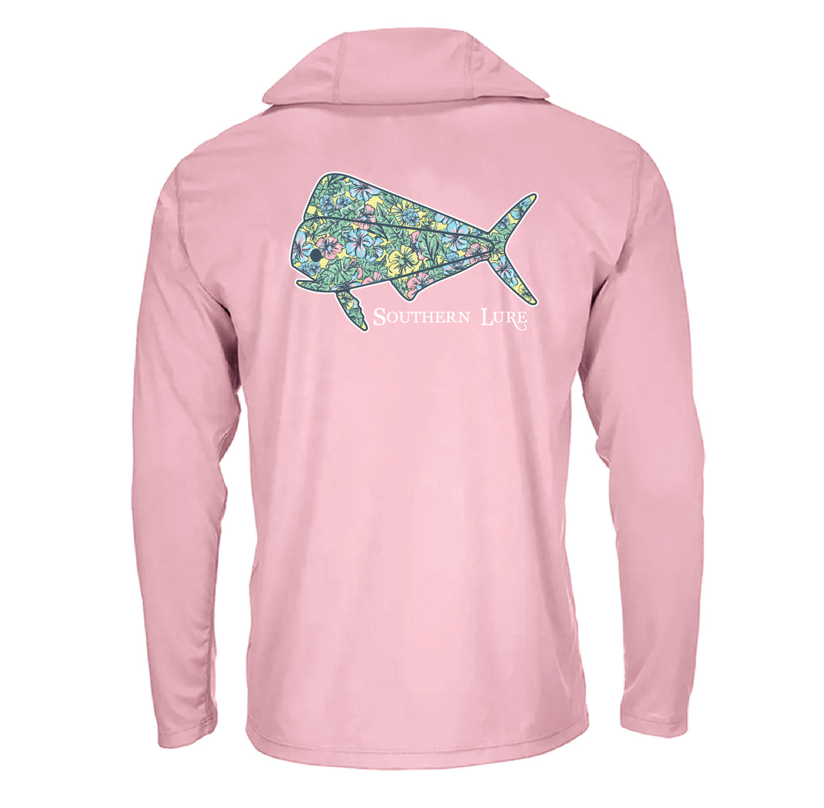 Women's Long Sleeve Hoodie UV50 Performance - Feeling Floral - Pink
