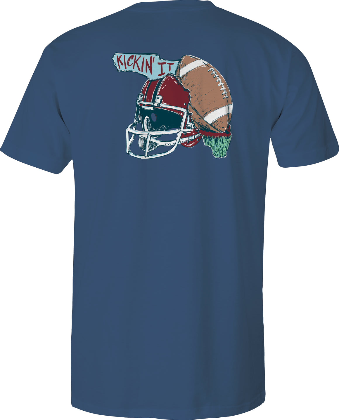 Toddler Short Sleeve Tee - Kickin It Florida - Slate