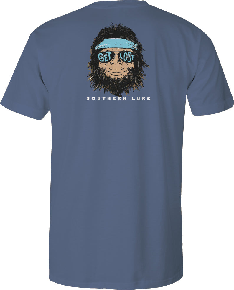 Short Sleeve Cotton Tee  Get Lost - Slate