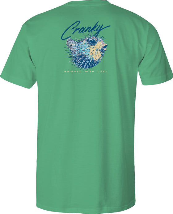 Adult Short Sleeve Tee Handle with Care - Seafoam