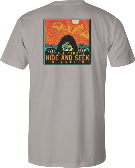 Toddler Short Sleeve Tee - Hide and Seek - Granite