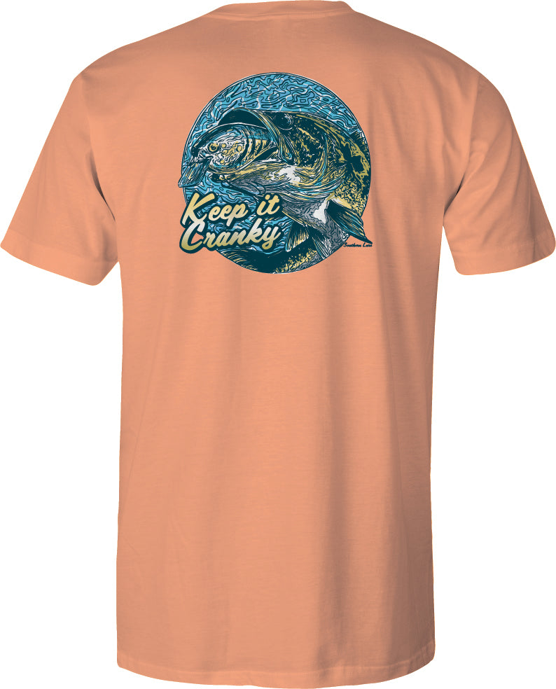 Short Sleeve Tee Shirt Keep it Cranky - Melon