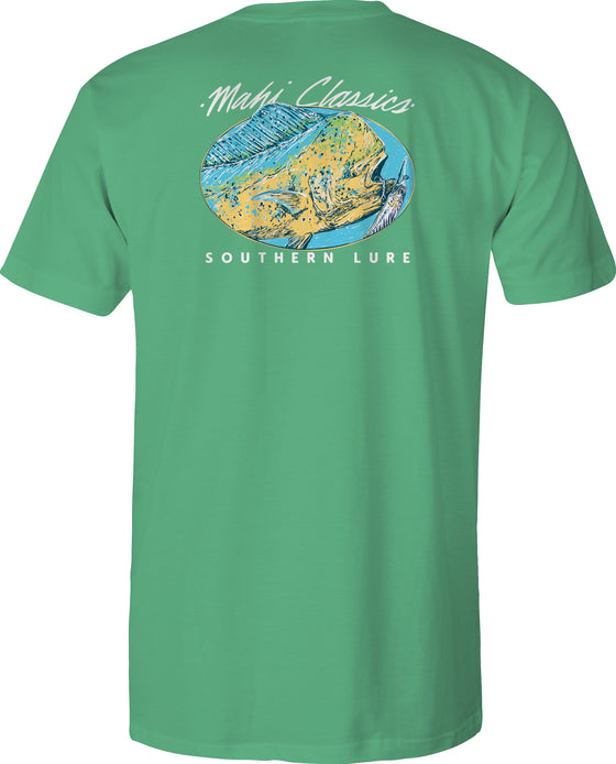 Toddler Short Sleeve Cotton Tee - Mahi Classic - Seafoam