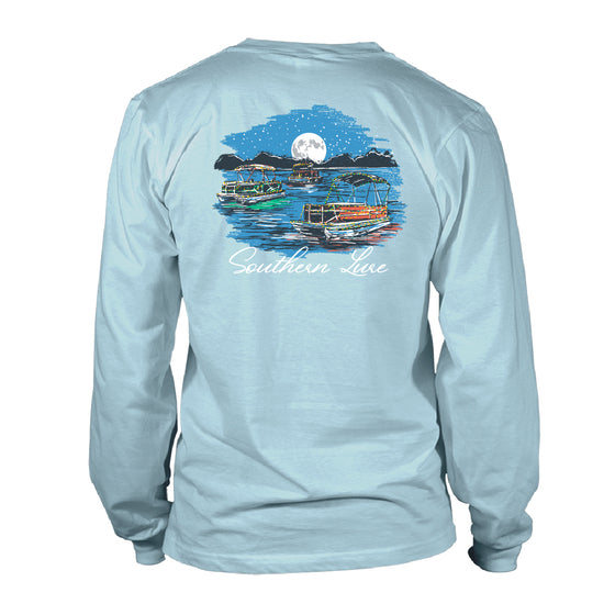 Adult Long Sleeve Tee - Parade - Sky Blue