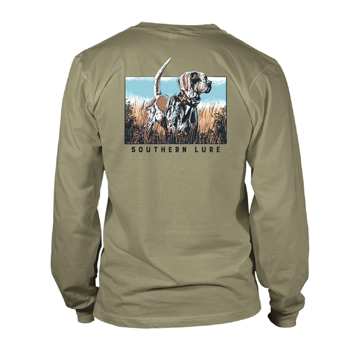 Youth & Toddler - Long Sleeve Tee - Pointer Ready - Khaki