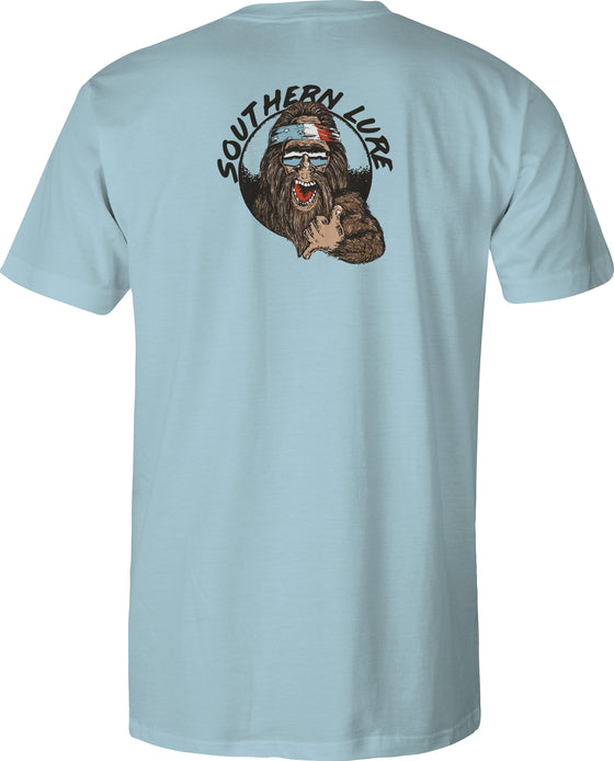 Youth & Toddler Short Sleeve Tee Radsquatch USA - Sky Blue