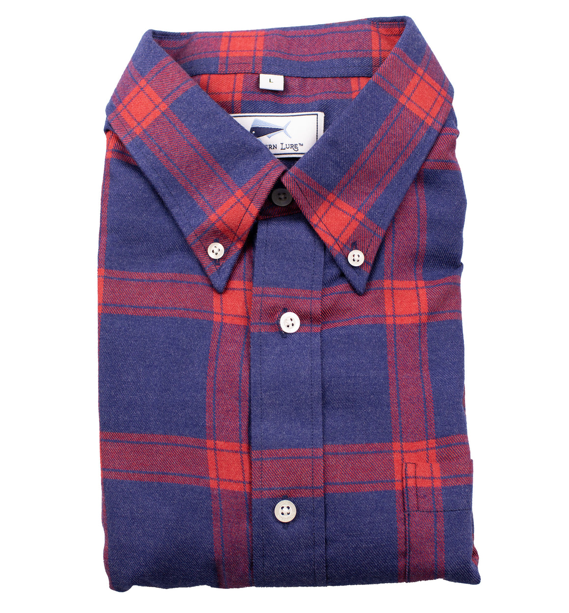 Youth & Toddler Flannel Shirt - Red Blue
