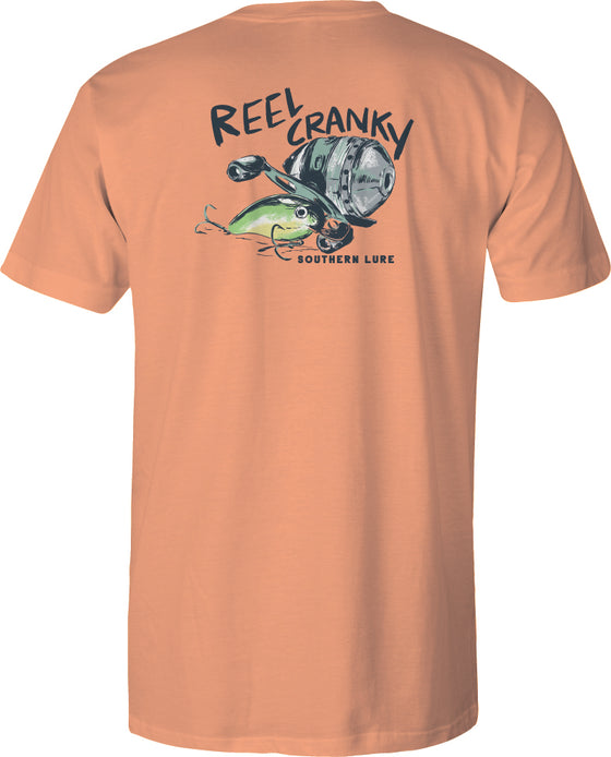 Youth & Toddler Short Sleeve Tee Reel Cranky - Melon