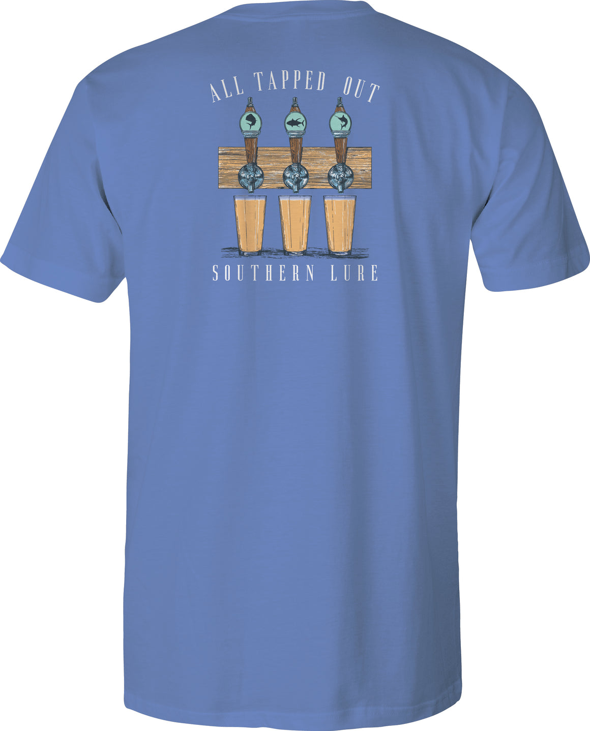 Adult Short Sleeve Cotton Tee - Tapped Out  V3 - Dusk