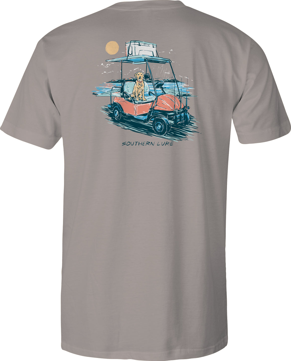 Youth & Toddler Short Sleeve Tee - Fishing Cart V4 - Granite