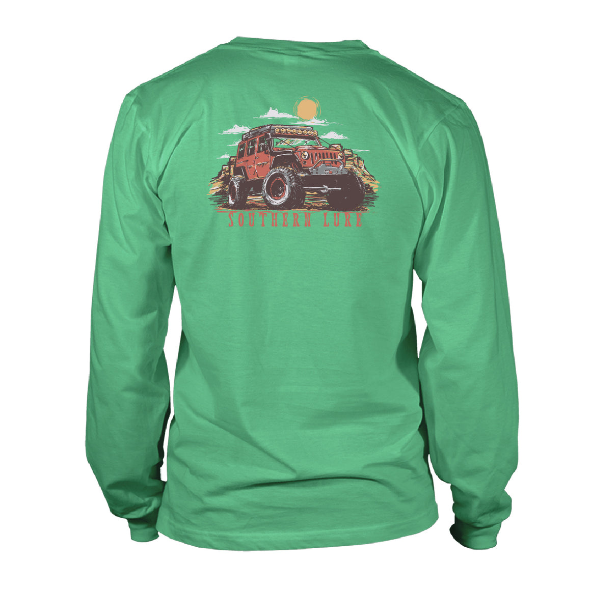 Youth Long Sleeve UV50 Performance Tee Shirt - Jeeper - Seafoam