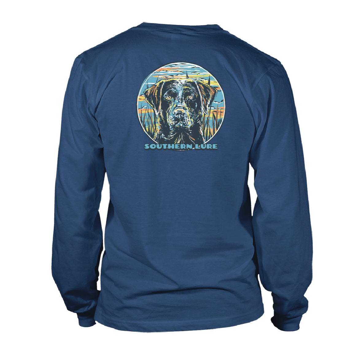 Adult Long Sleeve Tee Lab Sunset- Slate