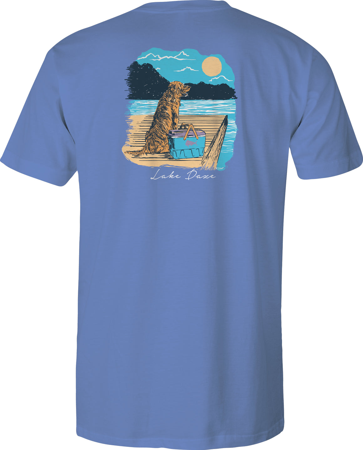 Short Sleeve Tee Shirt - Lake Daze - Dusk