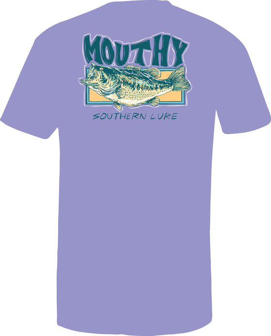 Adult Short Sleeve Tee Mouthy - Lilac
