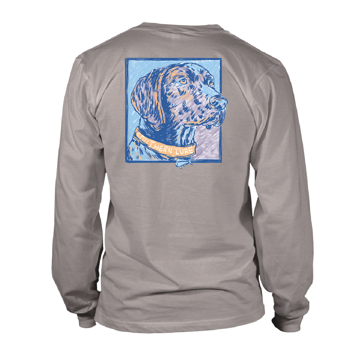 Men's Long Sleeve UV50 Performance OR Pointer - Granite