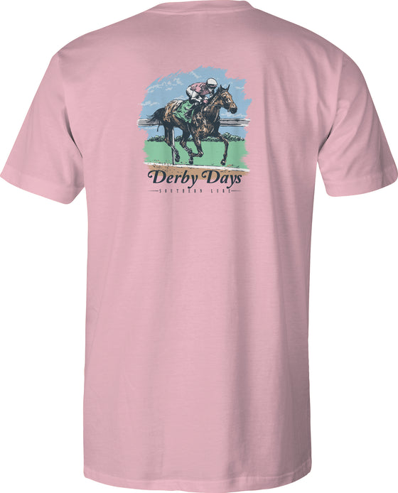 Youth & Toddler Short Sleeve Tee - Derby Days - Pink