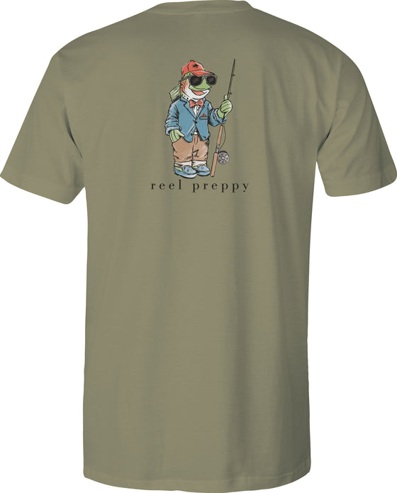 Toddler Short Sleeve Tee - Reel Preppy - Khaki