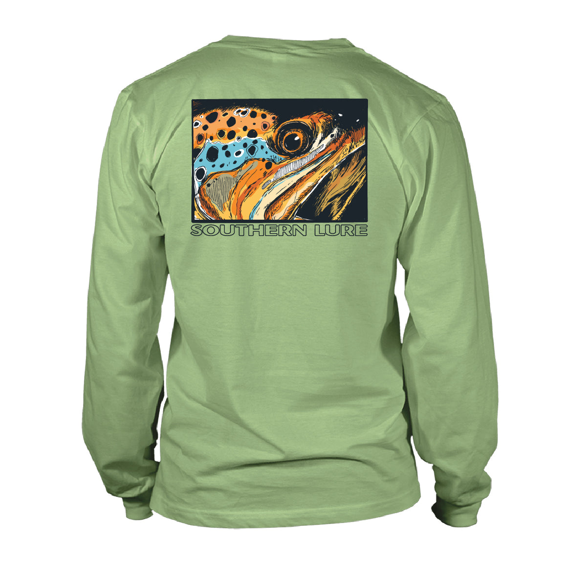 Youth Long Sleeve Tee - Trout Box - Bay