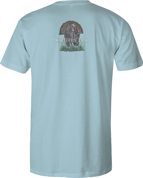 Youth & Toddler Short Sleeve Tee - Turkey V2 - Sky Blue