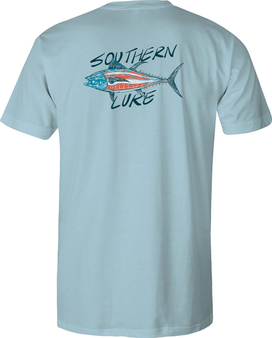 Youth Short Sleeve Tee SL USA - Sky Blue