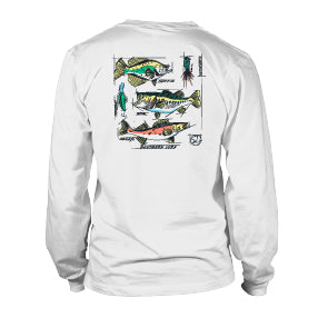 Men's Long Sleeve UV50 Performance Gear - White