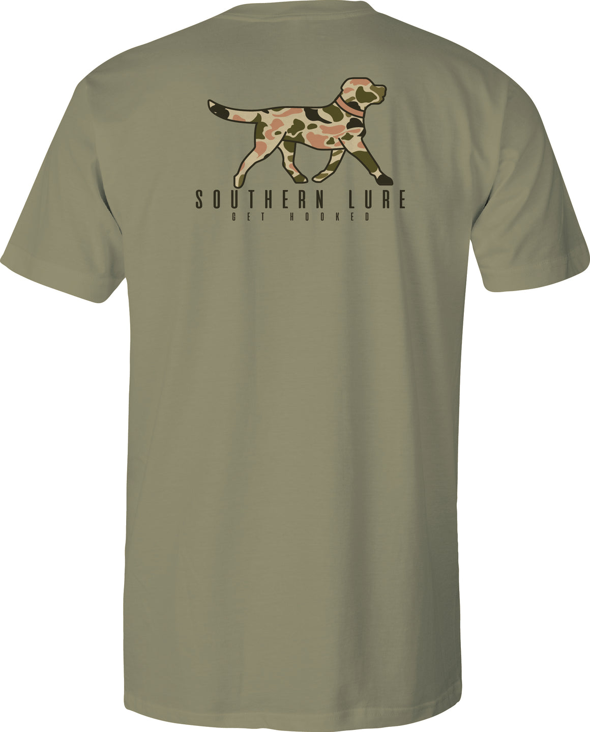 Youth & Toddler Short Sleeve Tee -Walking Camo Lab - Khaki