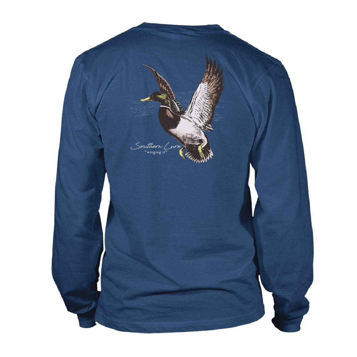 Adult Long Sleeve Tee - Winging It - Slate