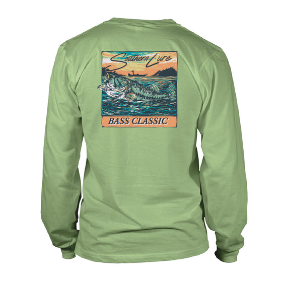 Adult Long Sleeve Tee Bass Classic - Bay