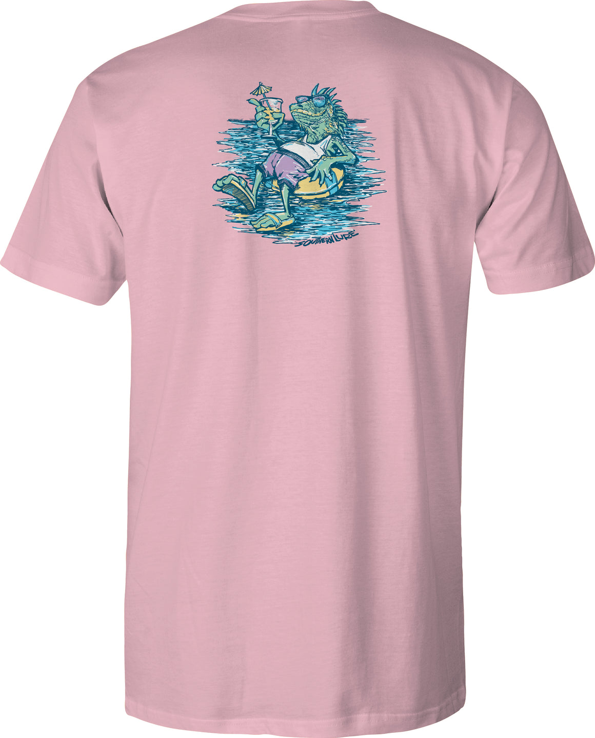 Men's Short Sleeve UV50 Performance - Iguana Chill - Pink