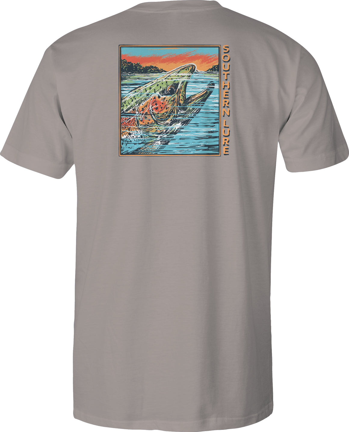 Youth Short Sleeve Tee - Trout Box - Granite