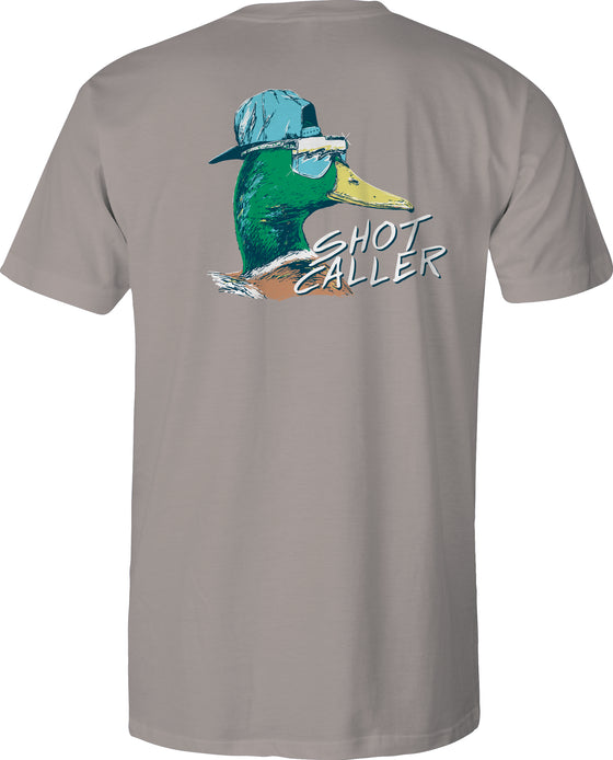 Adult Short Sleeve Cotton Tee - Shot Caller - Granite