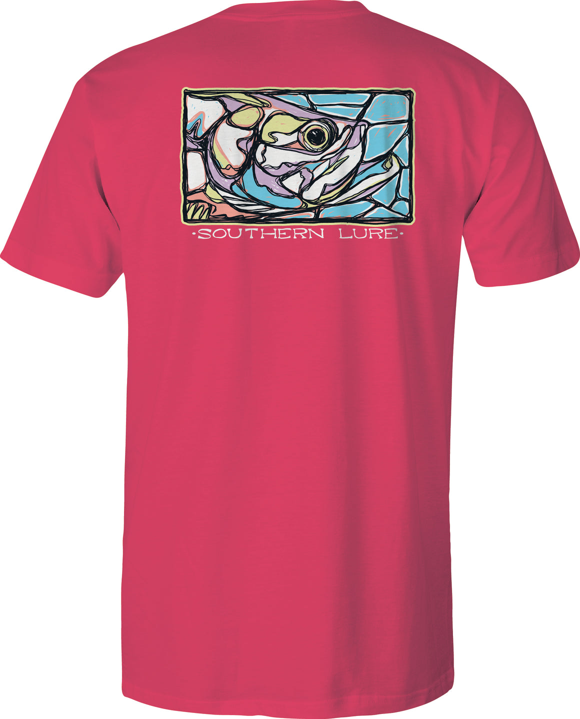 Youth Short Sleeve Tee Stained Glass - Coral