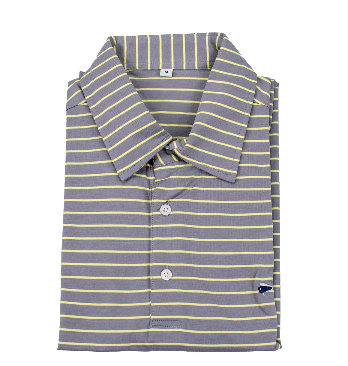 Youth Short Sleeve Cotton Polo Sport Shirt - Stone Stripe