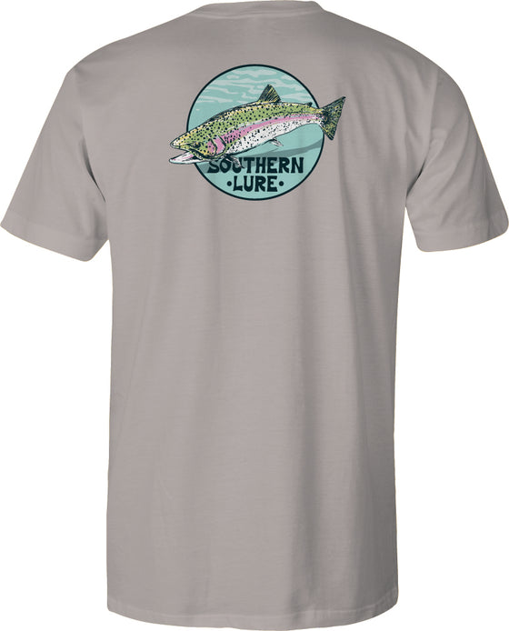 Youth & Toddler Short Sleeve Tee - Trout Circle - Granite